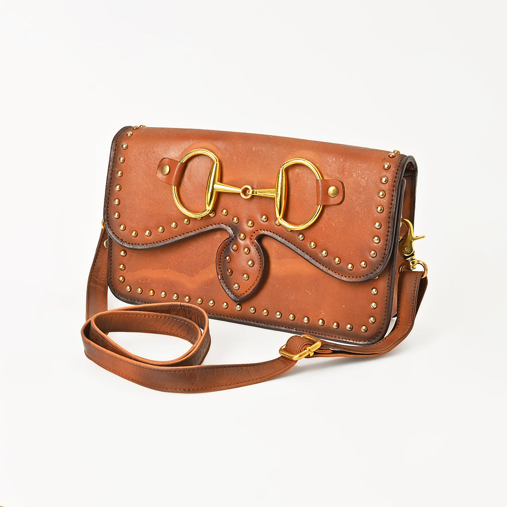 American Darling Small Crossbody Genuine Full Grain Leather Women Bag Western Handbag