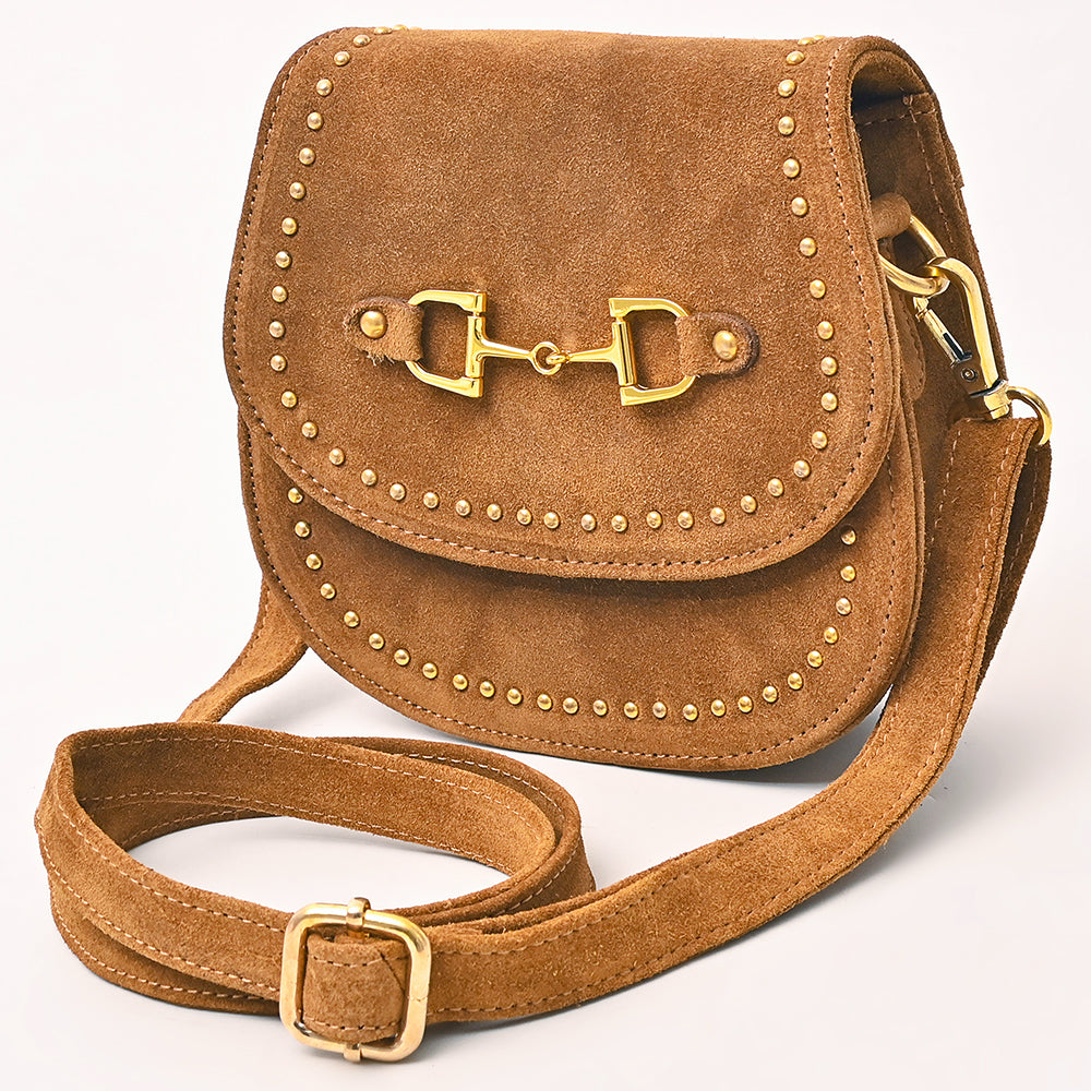 American Darling Crossbody Genuine Suede Leather Women Bag Western Handbag