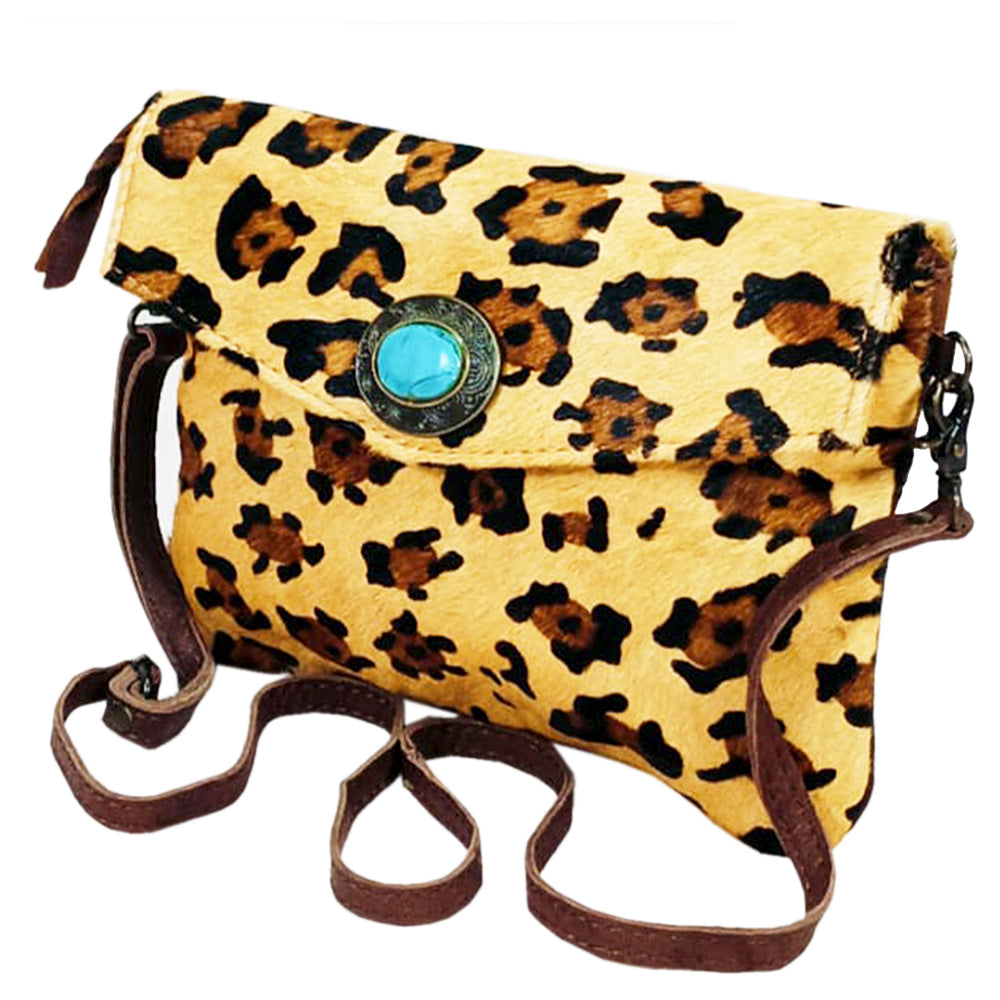 American Darling Envelope Hair on Genuine Leather Western Women Bag Handbag Purse