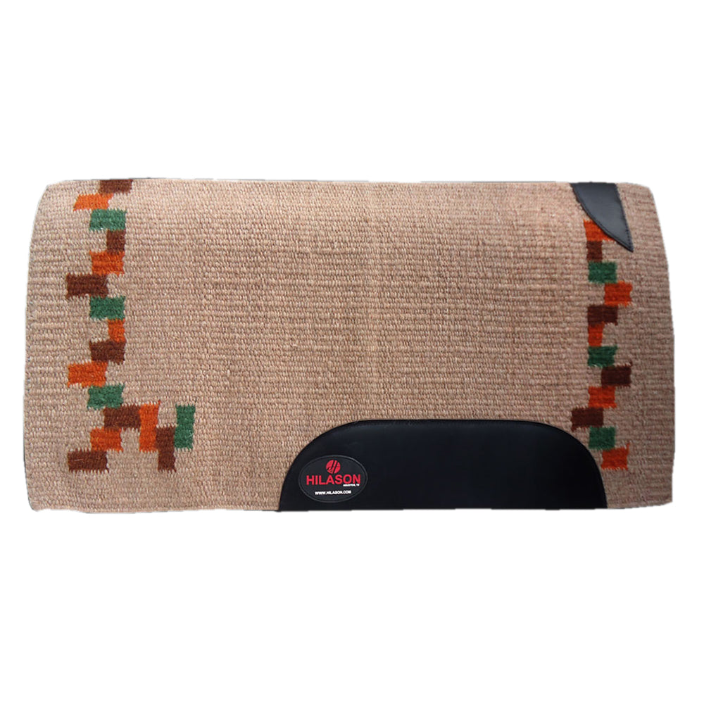 Hilason Western New Zealand Wool Horse Saddle Blanket Beige