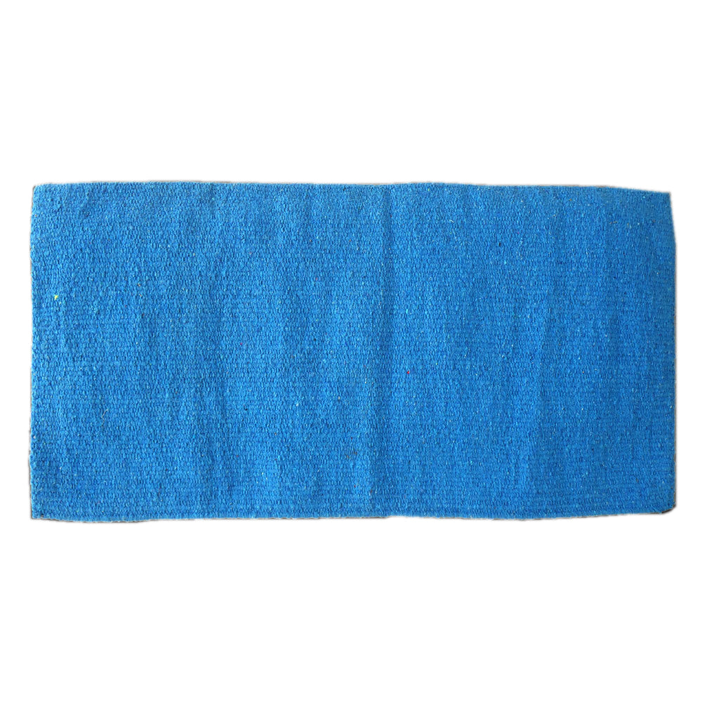 Hilason Horse Western Saddle Blanket New Zealand Wool Blue