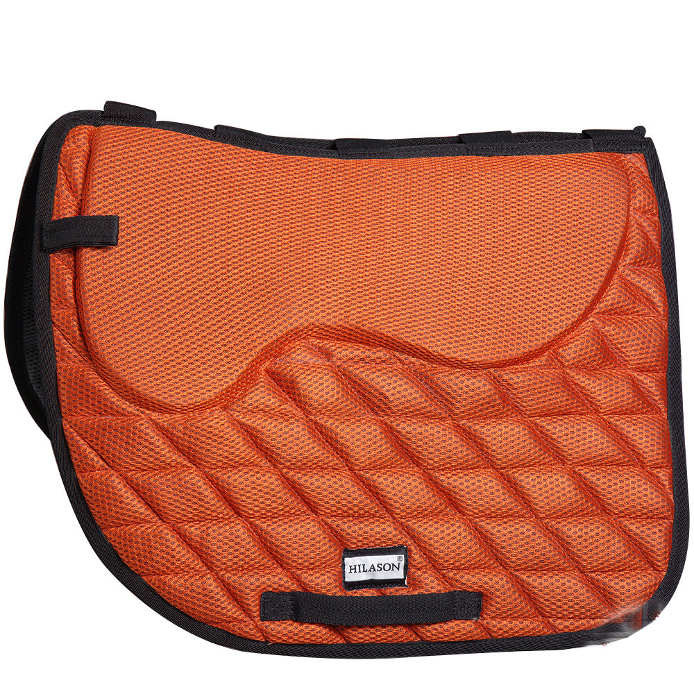 Horse English Saddle Pad Hilason Dressage Memory Foam W/ Anti Slip Base