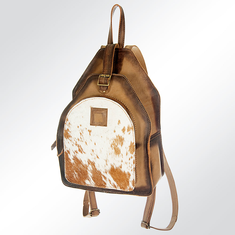 American Darling Women's Backpack Bag Western Hair-On Genuine Leather Handbag