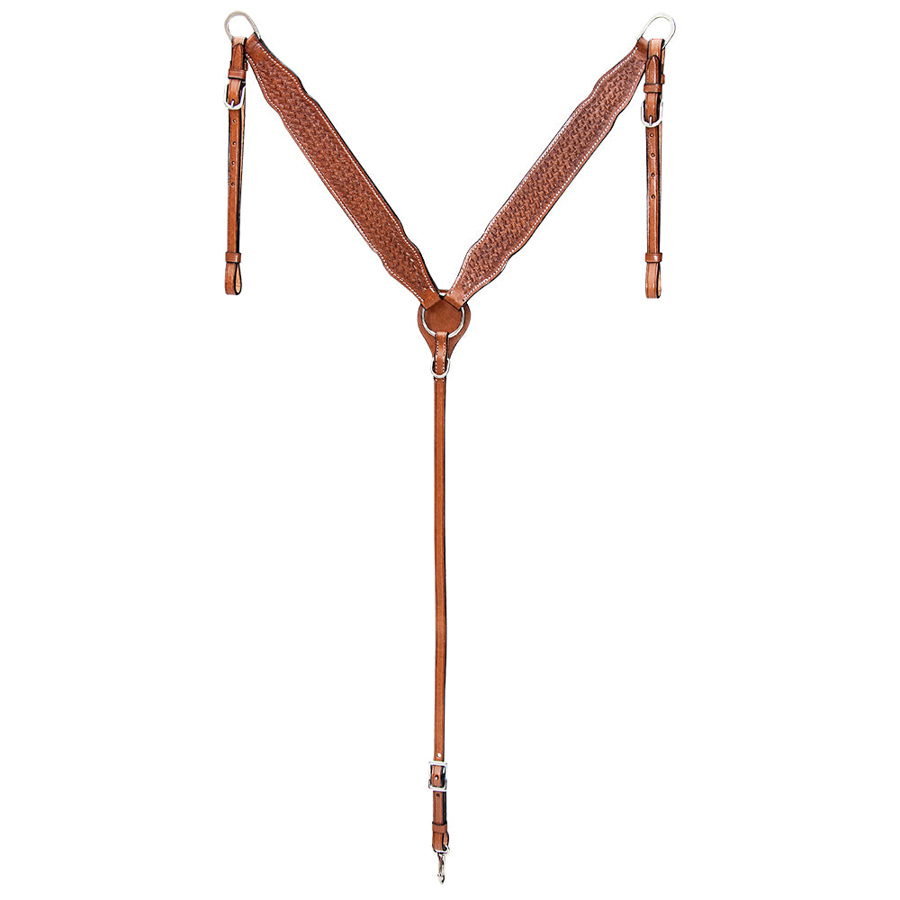 COMFYTACK Western Leather Horse Breast Collar Tan