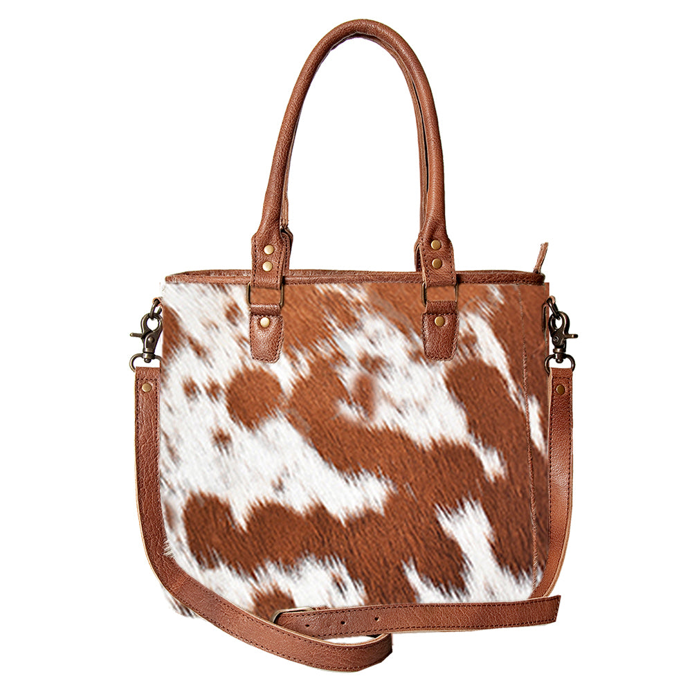 American Darling Tote Bag Hair On Genuine Leather Western Women Handbag Purse | for Cute Travel