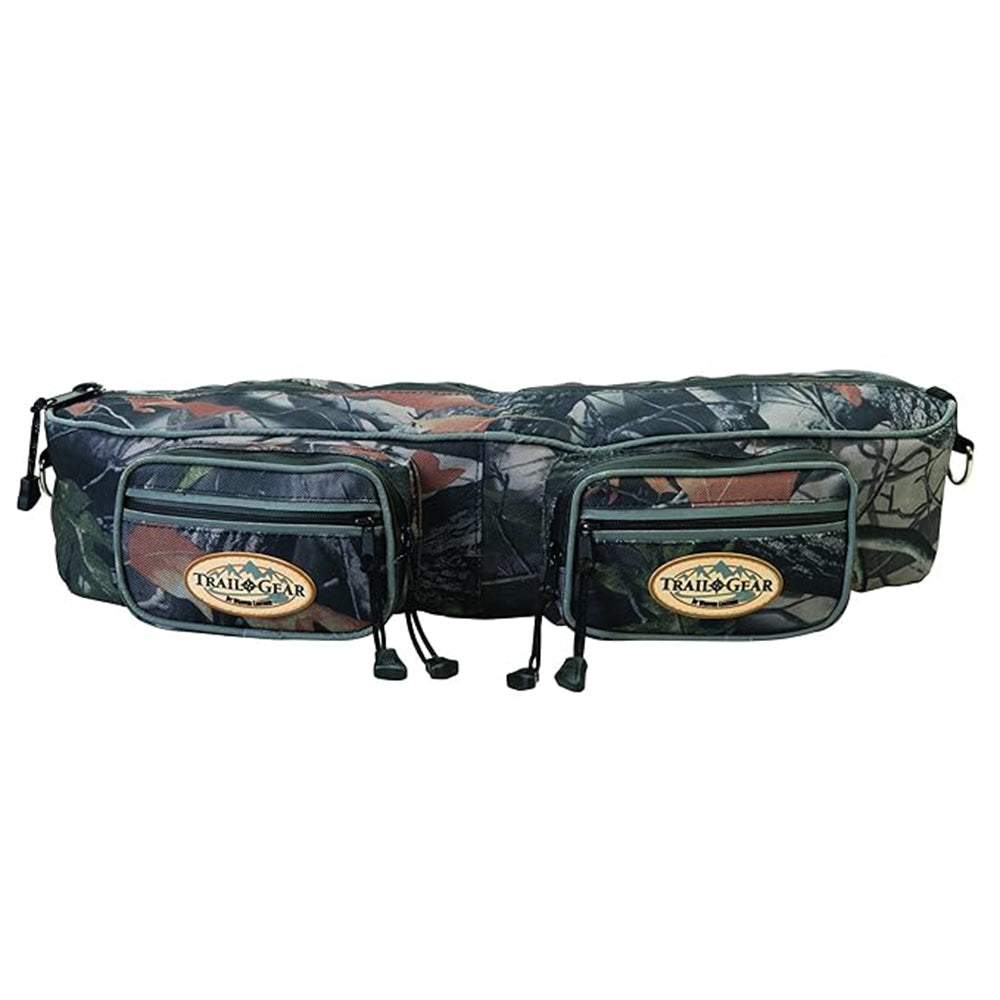 Trail Gear Camo Cantle Bag for Horse Riding Water-Resistant Saddle Storage with Ultra-Secure Grommets