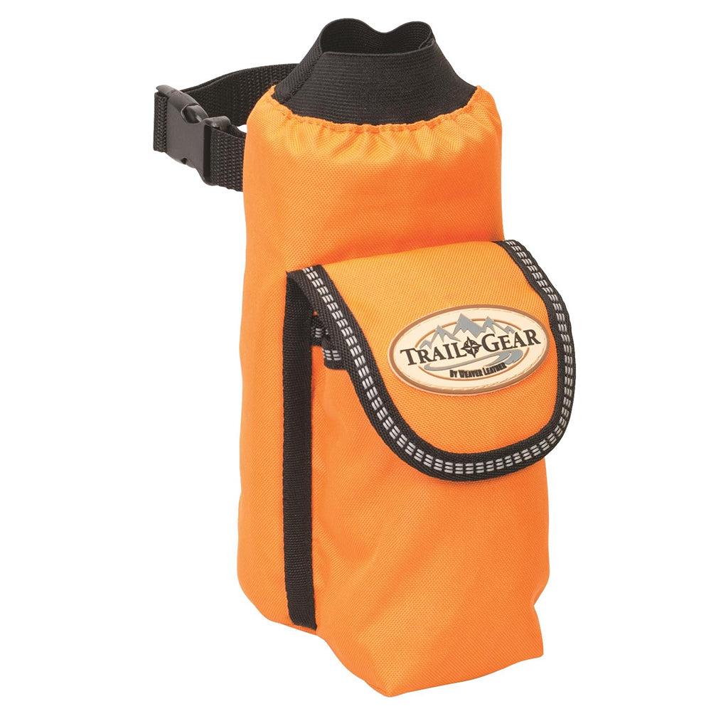 Weaver Leather Water Bottle Holder Saddle Mount for Trail Gear Riding Reflective Safety Orange
