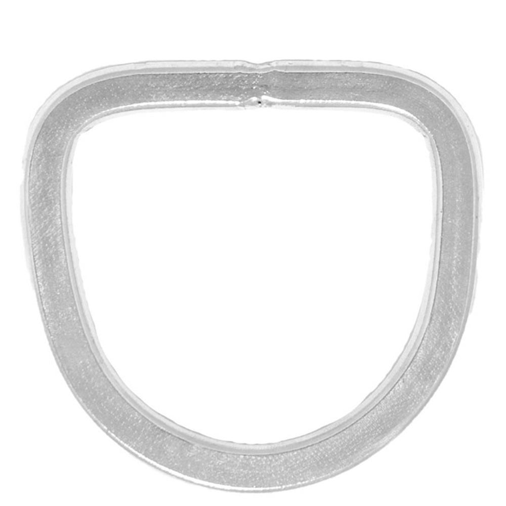HILASON Heavy-Duty 2-1/2" Stainless Steel (SS) Rigging Dee Ring 7MM Thickness, Tack & Saddlery Grade