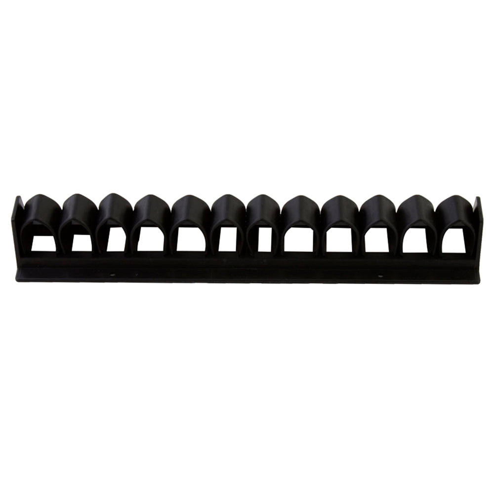 Hilason Whip Holder-12" Fits 12 whips or Crops Black