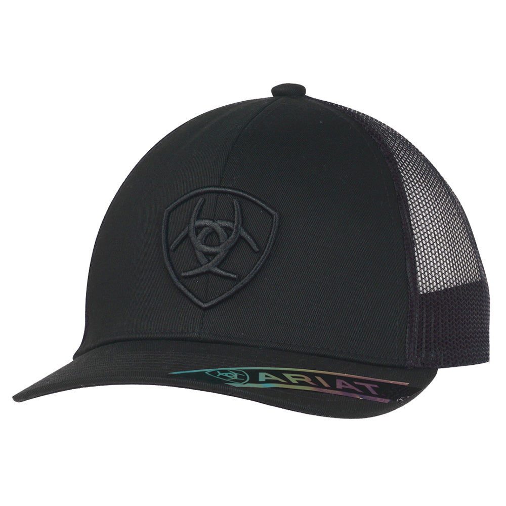 Ariat Men's Back Shield Logo Snapback Baseball Cap Hat
