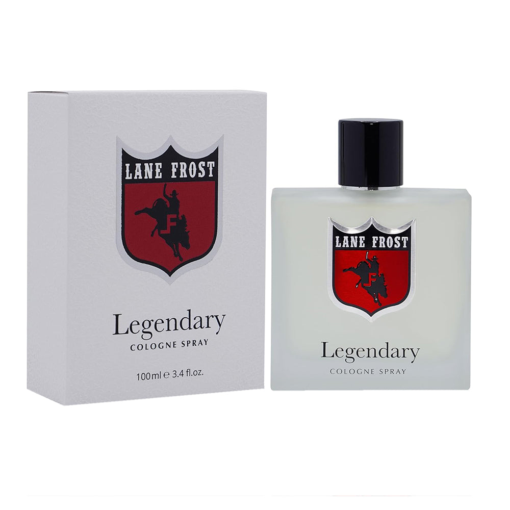 Lane Frost Legendary Frosted Cologne for Men Fresh Western Fragrance with Citrus & Woodsy Notes, Long-Lasting Masculine Scent