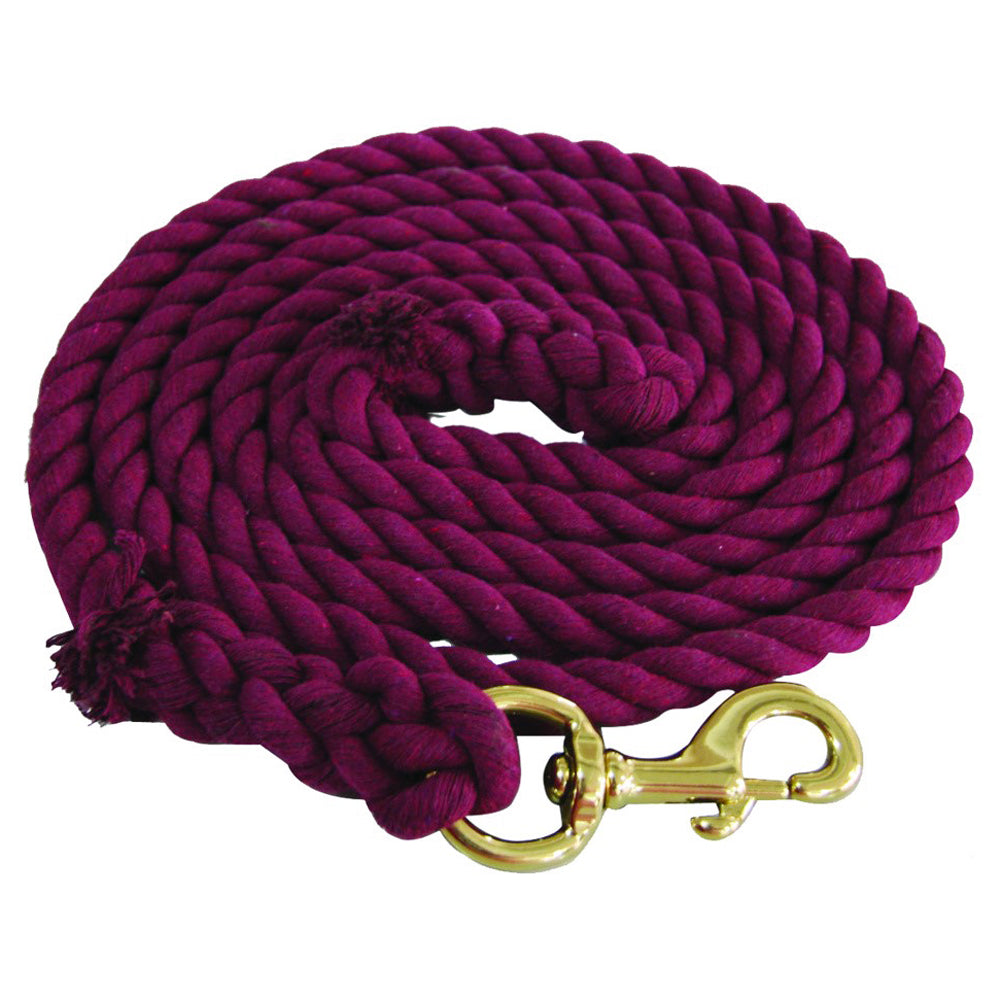 HILASON Western 10 In Cotton Lead Rope With Bolt Snap | Ropes For Horses Horse Lunge Line Braided Cord