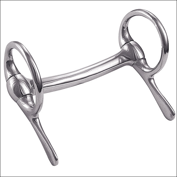 Weaver Leather Miniature Half Cheek Driving Horse Bit Mullen Mouth Nickel Plated