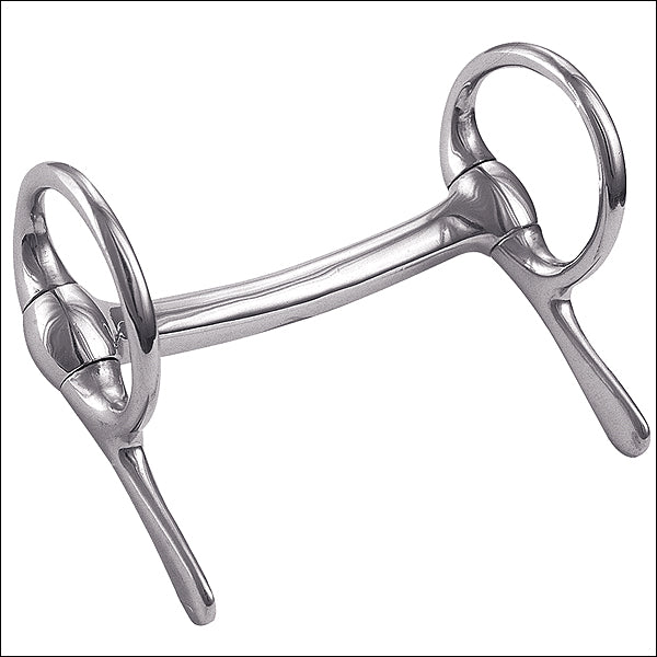 Weaver Leather Miniature Half Cheek Driving Horse Bit Ss Mullen Mouth