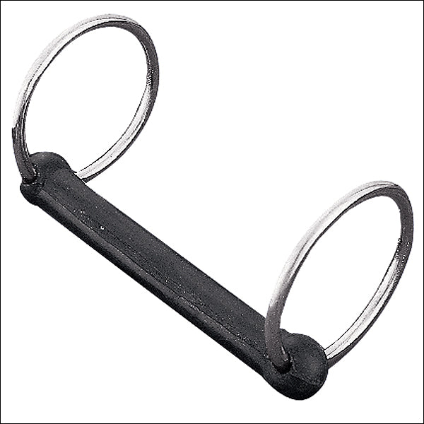 Weaver Leather Driving Horse Bit 4 1/2 Inch Rubber Mouth
