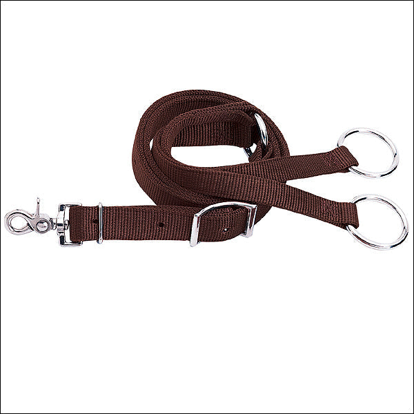 Weaver Brown Nylon Horse Training Fork Girth Attachment With Conway Buckle