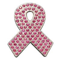 HILASON Western Screw Back Concho Crystals Breast Cancer Bling Cowgirl | Belt Slotted Conchos