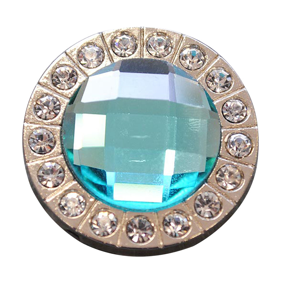 HILASON Western Screw Back Concho Turquoise Crystal Berry Bling Headstall Cowgirl 1.25 inch | Slotted Conchos