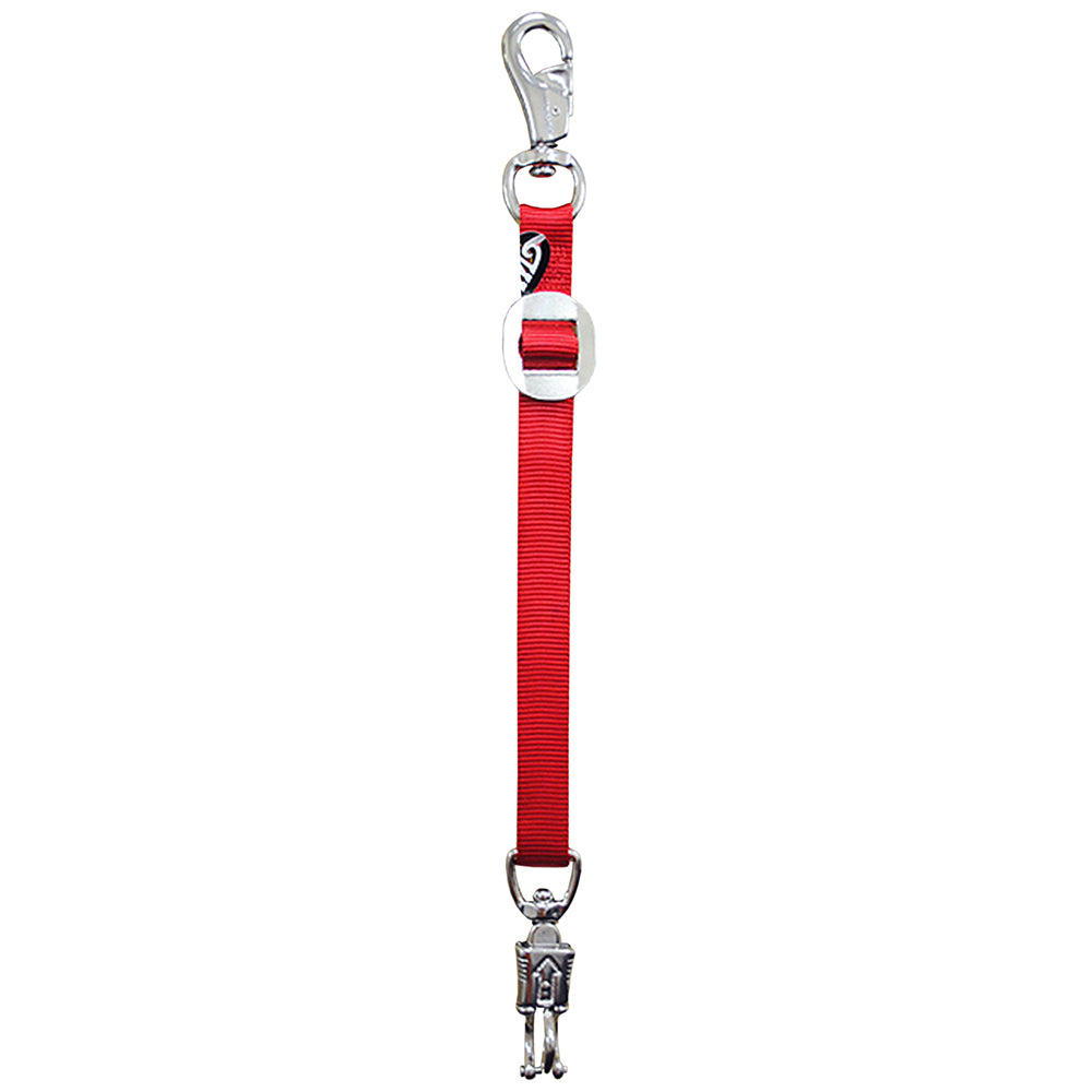 Weaver Red Nylon Tack Horse Trailer Tie Nickel Plated Hardware