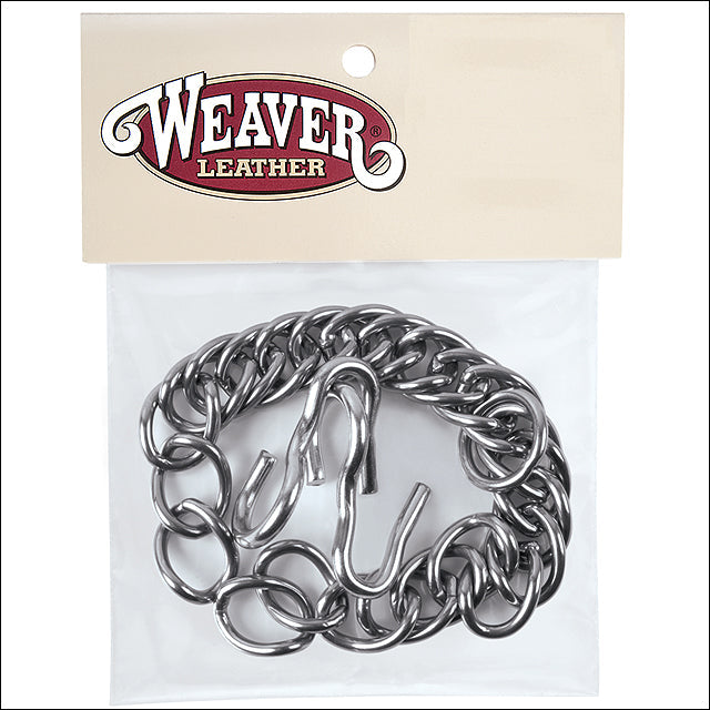 English Curb Chain With Hooks Stainless Steel Horse Tack By Weaver Leather