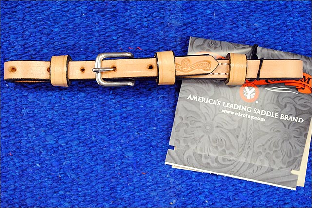 Circle Y Horse Tack Leather Curb Strap Ultra Lite