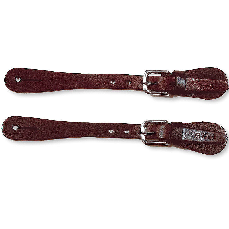 Walnut Circle Y Single Ply Leather Men Spur Strap