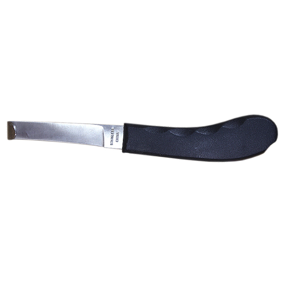 Hilason Stainless Steel Horse Hoof Knife Double Edge Plastic Handle