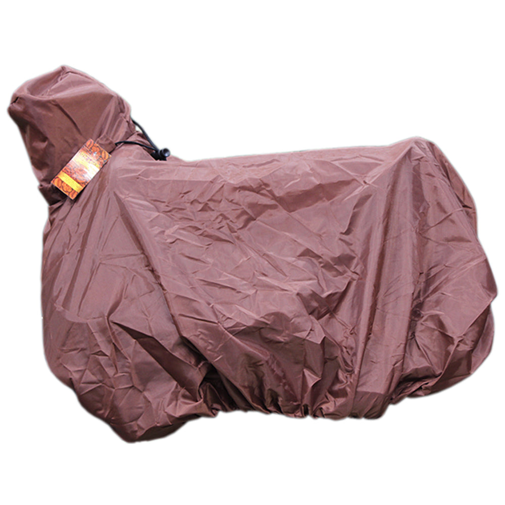 Hilason Horse Tack Brown Nylon Saddle Cover For Western