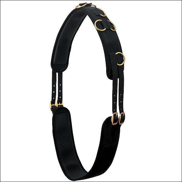 Weaver Leather Neoprene 10 Rings Surcingle Horse Tack Black