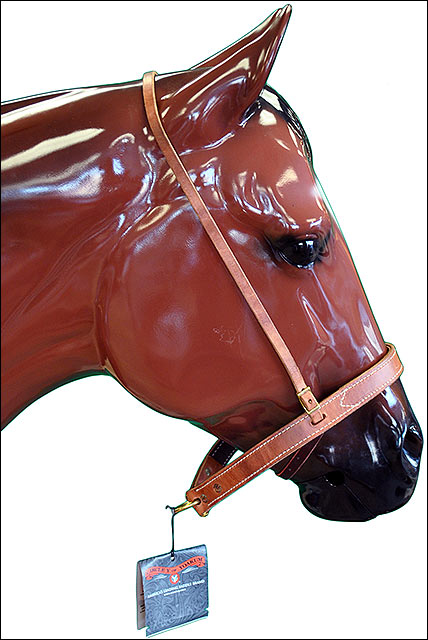 Horse Tack Leather Noseband/Cavesson Combo By Circle Y