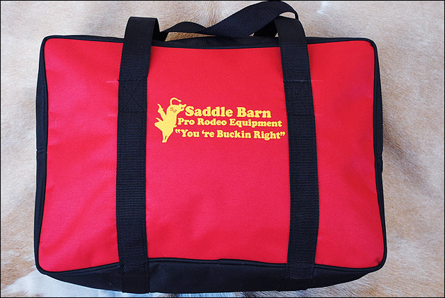 Red Saddle Barn Pro Rodeo Youth Gear Bag Cordura 10X14X20