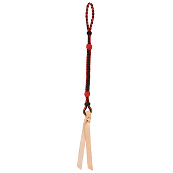 Red Black 29 Inch Weaver Western Riding Quirt W/ Wrist Loop Leather Popper Horse