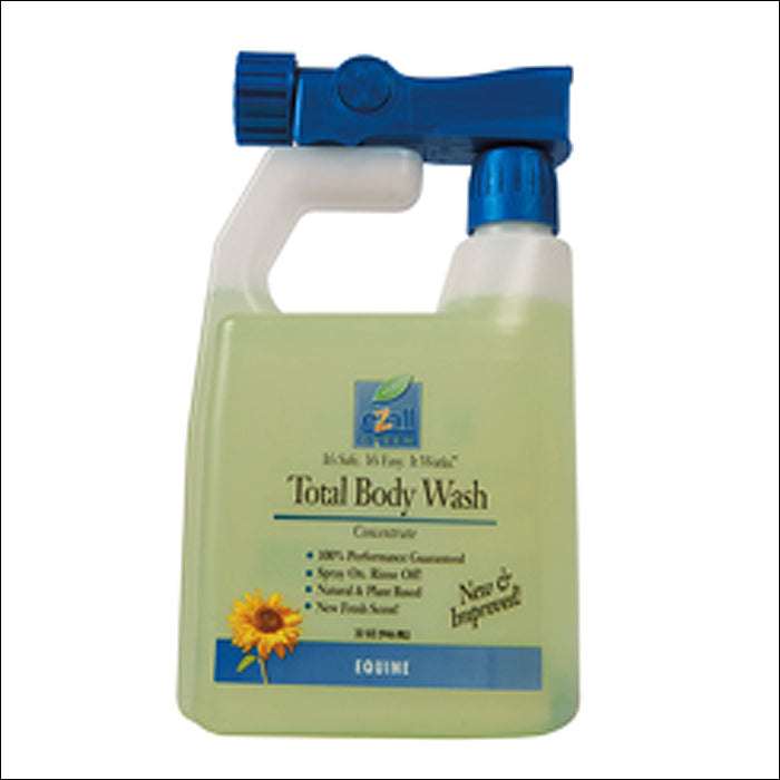 Weaver Ezall Total Horse Dog Pet Body Wash Natural Cleaner 32 Oz. Travel Size