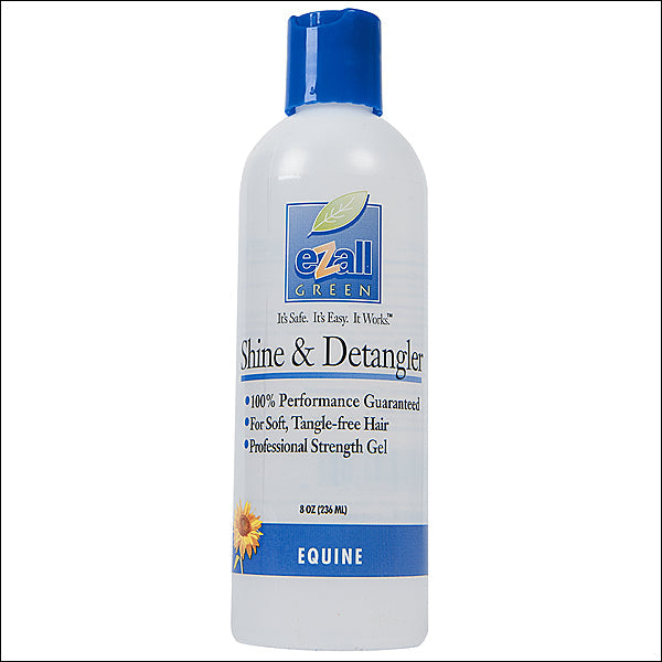 Wl-69-4050 Weaver Ezall Shine Detangler Horse Hair Care Conditioner Shampoo 8 Oz
