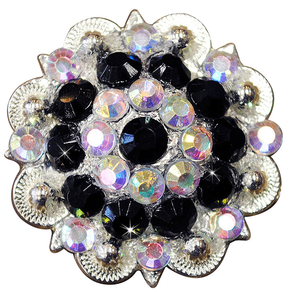 Black Ab Crystals Berry Bling Headstall Saddle Hilason