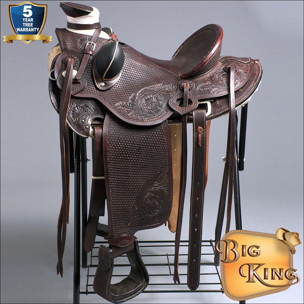 Western Horse Saddle American Leather Big King Wade Ranch Roping