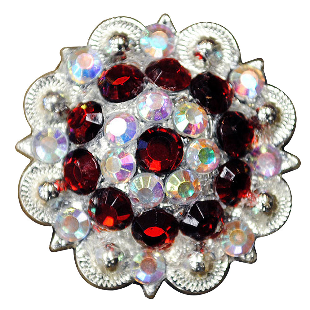 Red Ab Crystals Berry Headstall Saddle Tack Bling Hilason