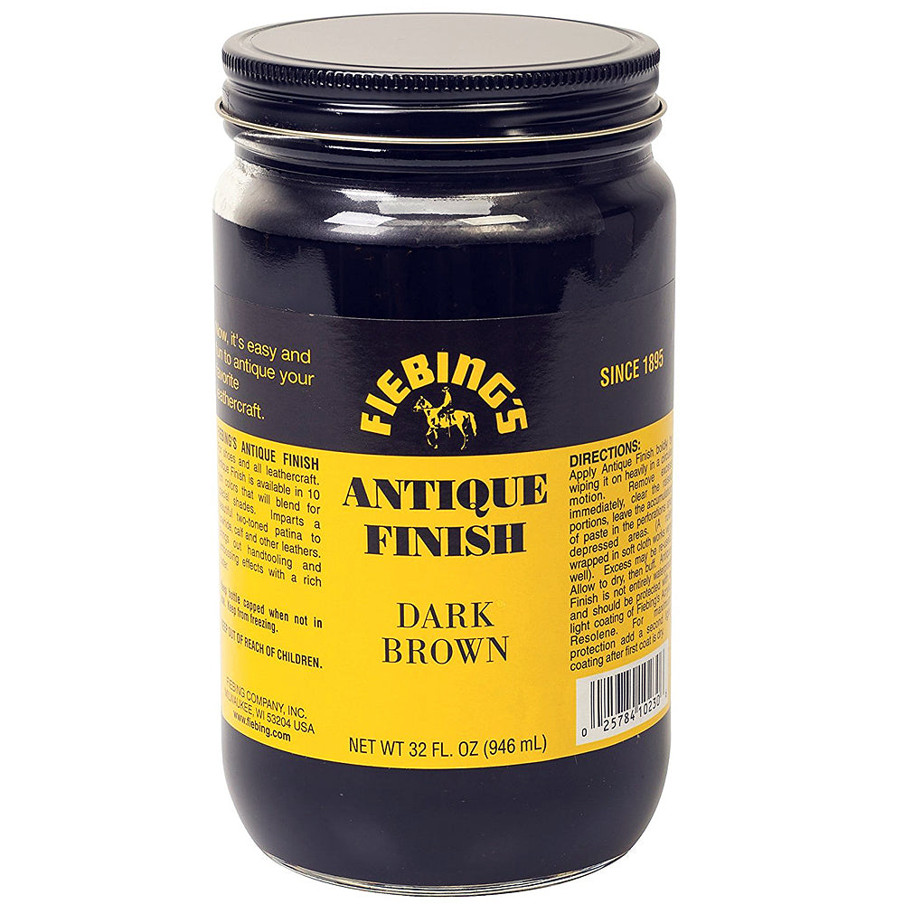 Fiebing'S Antique Finish Dark Brown 1 Gallon