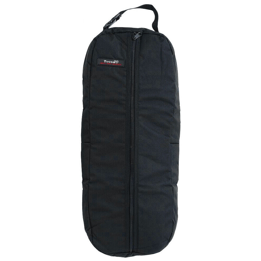 25" Tough-1 Nylon Poly Bridle Horse Halter Bag Full Zipper Black