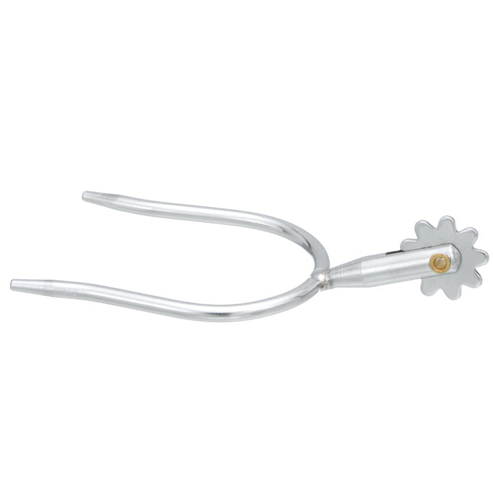 Kelly Silver Star Chrome Plated Childs Slip On Spurs