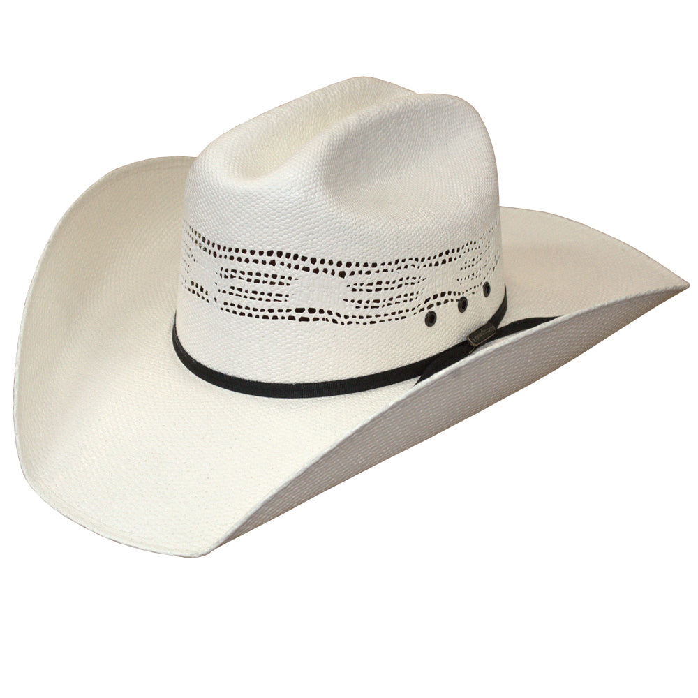 LoneStar Cowboy Hat Bangora Kids Jr. Classic Straw White
