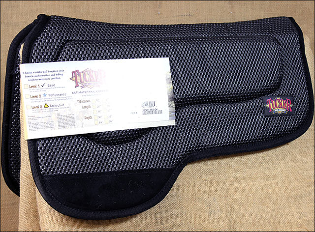 New Tucker Horse Tack Full Tacky Too Durable Saddle Pad Black