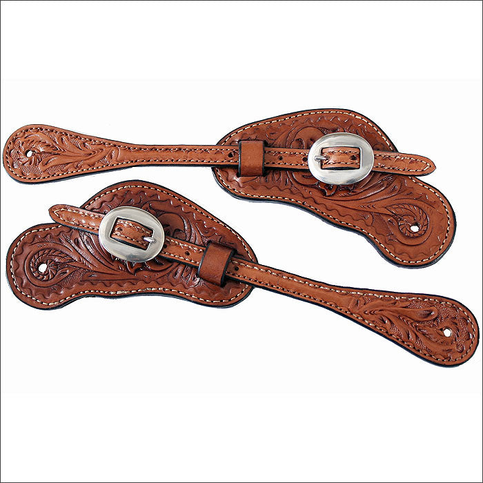 Spur Strap-Floral Tool-Stainle