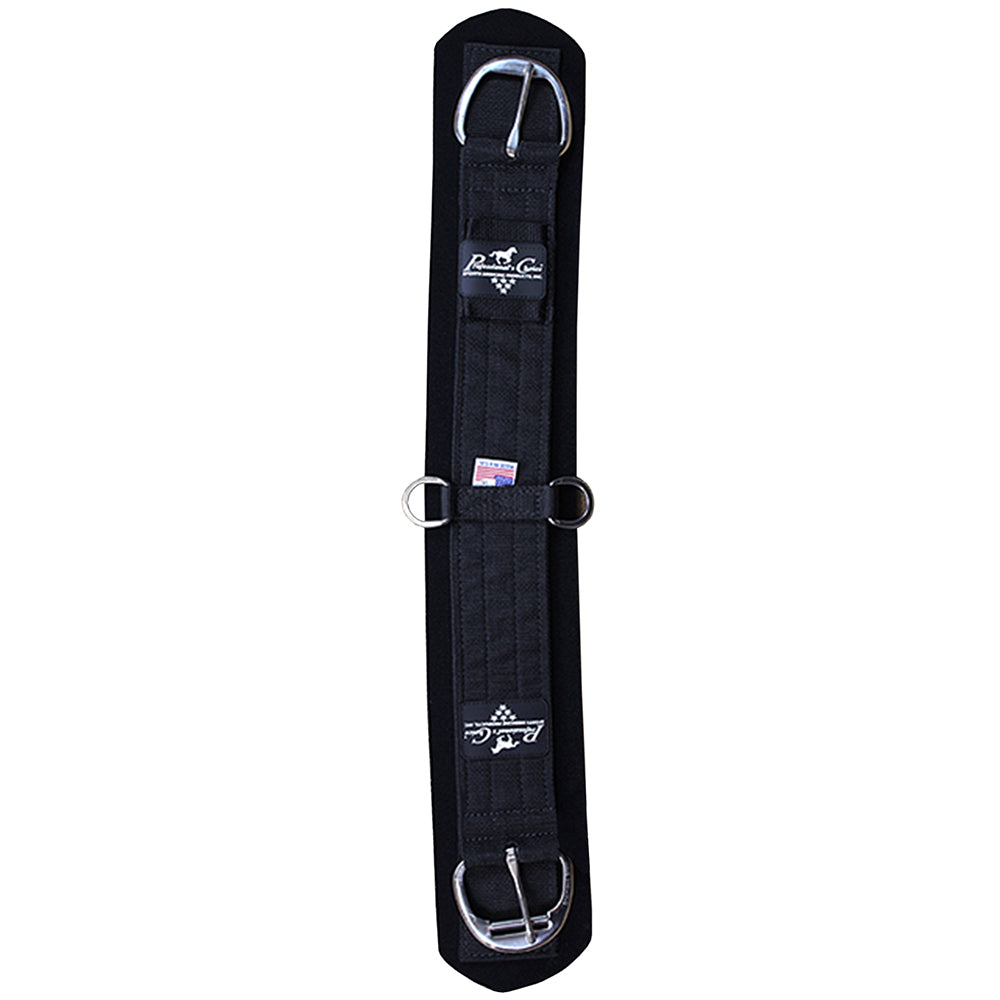 32 Inch Black Professional Choice Smx Western Horse Cinch Girth Ss Roller Buckle