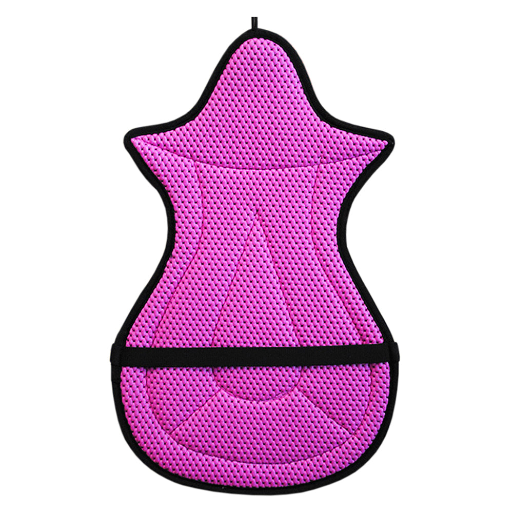 Hilason Anti Slip Cushion Grip Saddle Seat Cover With Raspberry