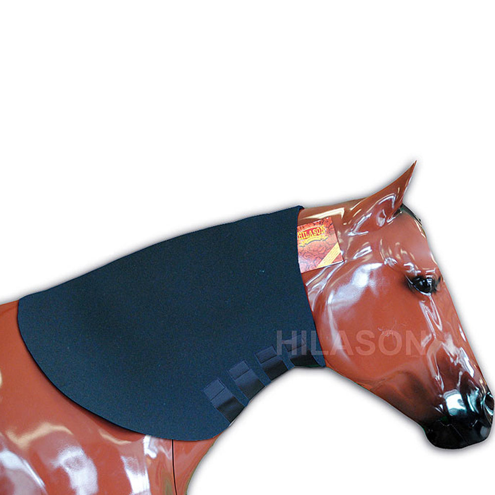 Medium Black Hilason Heavy Duty Horse Neoprene Neck Sweat Wrap Grooming Tack