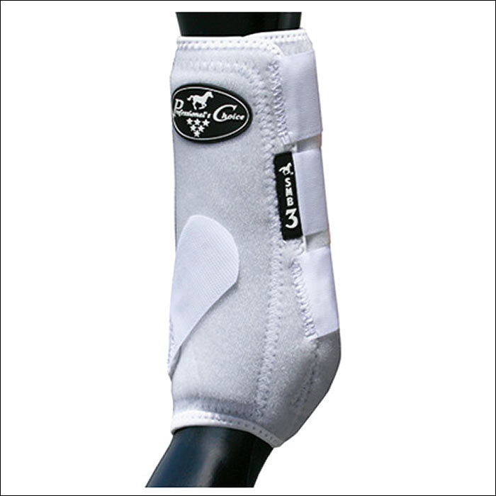 White Medium Professional Choice Smb-3 Sports Medicine Horse Boots Sold In Pair
