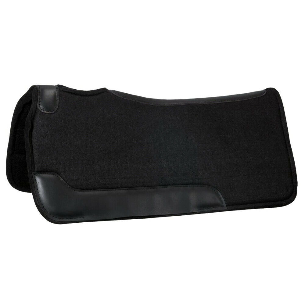 32 In X Tough-1 Contour Felt Horse Saddle Pad Black