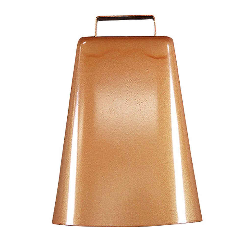 HILASON 5 Inch Western Rodeo Bull Riding Copper Plated Steel Bull Bell Durable Livestock Bull-Bell for Ranch Cattle