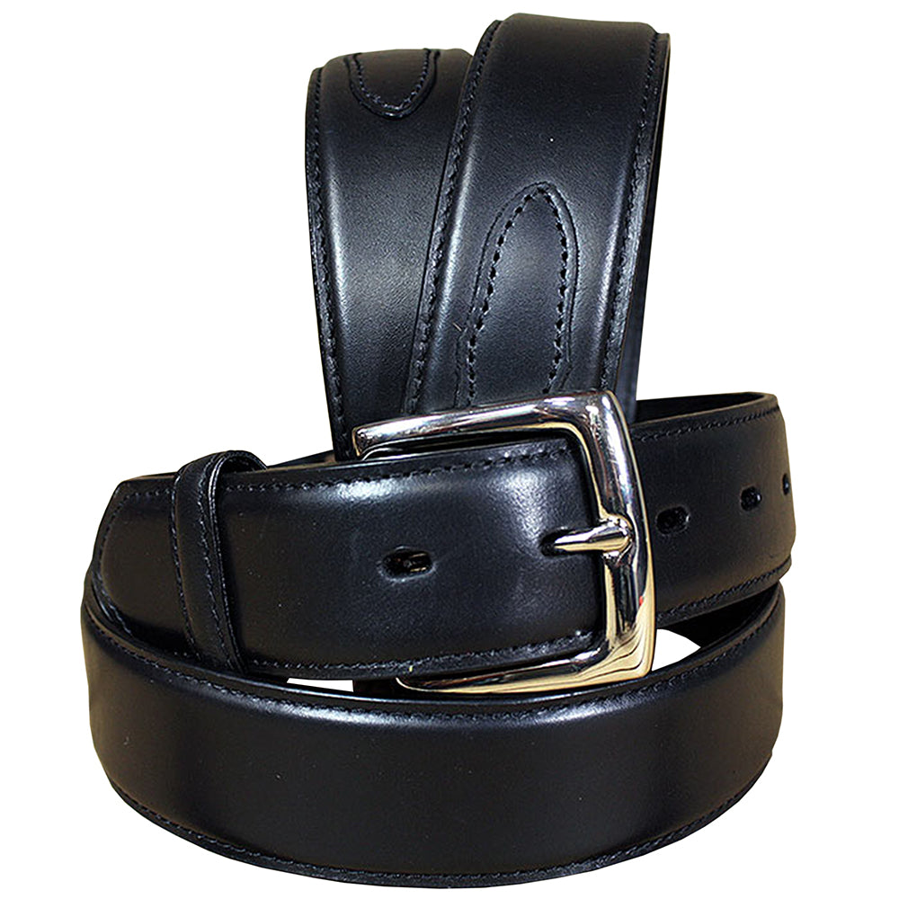 Black New Mens Durable Pure Leather Belt Removable Buckle